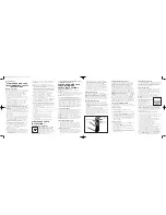 Preview for 2 page of Bionaire BCM646 Instruction Leaflet