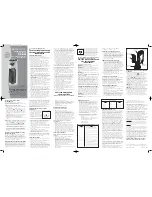 Preview for 2 page of Bionaire BCM655-CN Instruction Leaflet