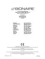 Preview for 19 page of Bionaire BDH002X Instruction Manual