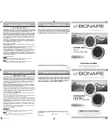 Bionaire BFF1222AR Instruction Manual preview