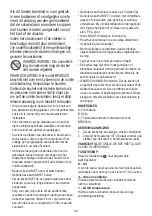 Preview for 26 page of Bionaire BFH002X Instruction Manual