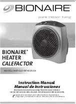 Bionaire BFH2242M Instruction Manual preview