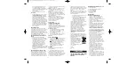 Предварительный просмотр 8 страницы Bionaire BFH261 Instruction Manual