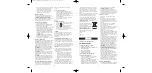 Предварительный просмотр 14 страницы Bionaire BFH261 Instruction Manual