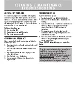 Preview for 4 page of Bionaire BFH3342 Series Instruction Leaflet