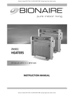 Предварительный просмотр 1 страницы Bionaire BPH1414 Instruction Manual