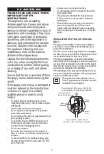 Preview for 5 page of Bionaire BSF003X Instruction Manual