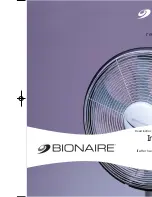 Preview for 8 page of Bionaire BSF1731 Instruction Leaflet