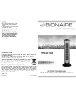 Bionaire BT16RBS-IN Instruction Manual preview