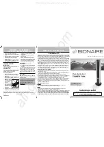 Preview for 1 page of Bionaire BT440RC Instruction Leaflet