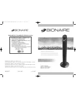 Preview for 1 page of Bionaire BT9115R Instruction Manual