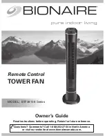 Preview for 1 page of Bionaire BTF38138 Series Owner'S Manual