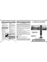 Bionaire BTF4310AR Instruction Leaflet preview