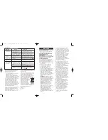 Preview for 5 page of Bionaire BU1300W Instruction Manual