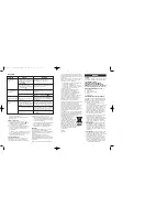 Preview for 12 page of Bionaire BU1300W Instruction Manual