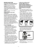 Preview for 15 page of Bionaire BU6000 Instruction Manual