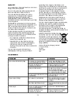 Preview for 36 page of Bionaire BU6000 Instruction Manual