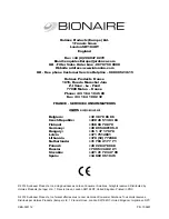 Preview for 82 page of Bionaire BU6000 Instruction Manual