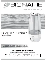 Bionaire BUL6010 Series Instruction Leaflet preview