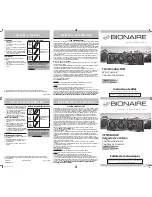 Bionaire BWF0522EBU Instruction preview