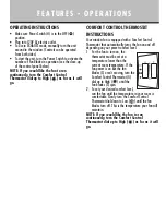 Preview for 4 page of Bionaire BWF0522M-CN Instruction Leaflet