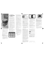 Preview for 2 page of Bionaire BWM2600 Instruction Leaflet