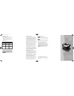 Bionaire BWM2601 Instruction Leaflet preview