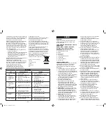 Preview for 16 page of Bionaire BWM5251 Instruction Manual