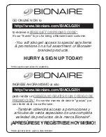 Preview for 4 page of Bionaire CALEFACTOR BCH4562E Instruction Manual