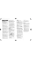 Предварительный просмотр 4 страницы Bionaire PEDESTAL BT05RC Instruction Manual