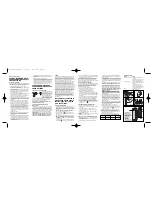 Предварительный просмотр 2 страницы Bionaire PERMAtech BAP1500 Instruction Leaflet