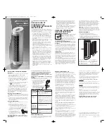 Предварительный просмотр 2 страницы Bionaire PERMAtech BAP1552-CN Instruction Leaflet