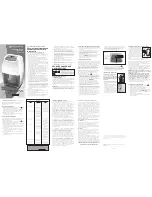 Preview for 2 page of Bionaire QuieTech BDQ24 Instruction Manual