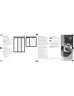 Preview for 1 page of Bionaire SMARTTOUCH BCM7204 Instruction Leaflet