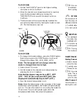 Preview for 5 page of Bionaire TwinHeat BCH3210 Instruction Leaflet