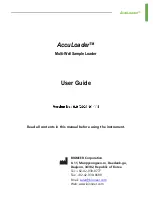 Предварительный просмотр 2 страницы Bioneer AccuLoader A-5251 User Manual