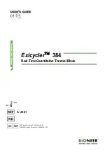 Предварительный просмотр 1 страницы Bioneer Exicycler 384 User Manual