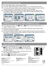 Предварительный просмотр 2 страницы Bioness Ness H200 Clinician'S Reference Card