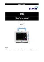 Bionet BM3 User Manual предпросмотр