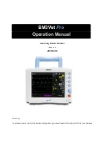 Предварительный просмотр 1 страницы Bionet BM3Vet Pro Operation Manual