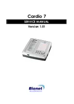 Bionet Cardio 7 Service Manual предпросмотр