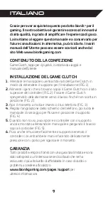 Preview for 10 page of Bionik GAME CLUTCH User Manual