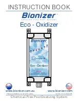 Bionizer Eco - Oxidizer Instruction Book preview