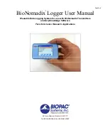 BIOPAC Systems, Inc. BioNomadix Logger User Manual preview