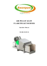 Bioprom AIR PELLET 60 kW Operation Manual preview
