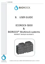 Предварительный просмотр 27 страницы Biorock ECOROCK-5000 Installation And User Manual