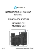 Предварительный просмотр 1 страницы Biorock MONOBLOCK 2-700 Installation & User Manual