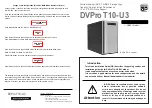 Предварительный просмотр 1 страницы BIOS AP DVPro T10-U3 Quick Manual