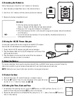 Предварительный просмотр 9 страницы BIOS Diagnostics BD201 Instruction Manual