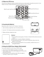 Предварительный просмотр 9 страницы BIOS Diagnostics BD230 Instruction Manual